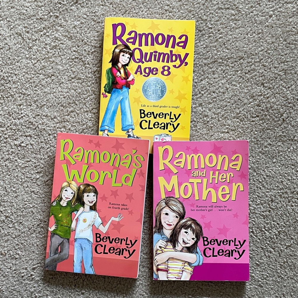 Three Ramona Books by Beverly Cleary